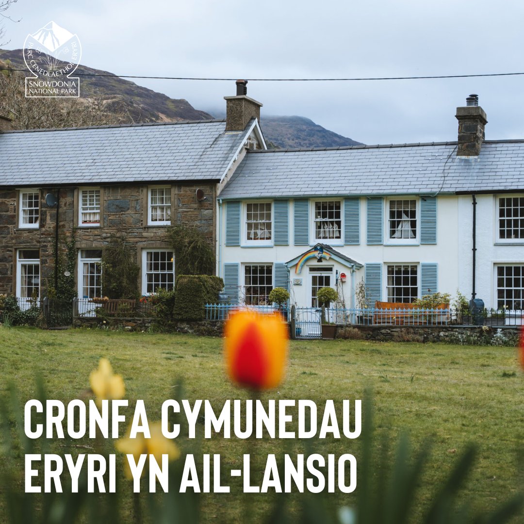 Yn cyhoeddi ail-lansiad ein Cronfa Cymunedau Eryri🌿 Mae heddiw’n nodi ail-lansiad cyffrous ein Cronfa Cymunedau Eryri, sy’n ymroddedig i rymuso cymunedau o fewn ac o amgylch Parc Cenedlaethol Eryri. 👉 Am fwy o wybodaeth, ac i ymgeisio, ewch i: ow.ly/Apfh50QVmer