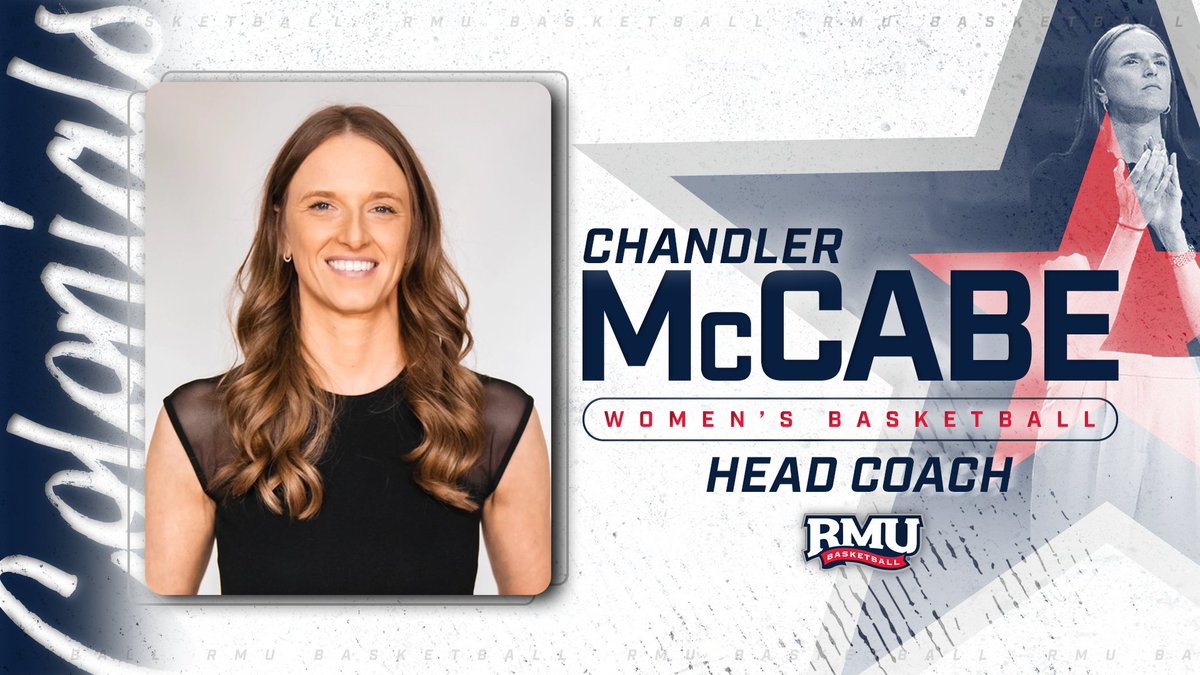RMU Basketball (@rmuwbasketball) on Twitter photo Introducing our new Head Coach Chandler McCabe (<a href="/CoachMcCabe03/">Chandler McCabe</a>)!
Welcome to Bobby Mo!
📰: tinyurl.com/bdd78shh Introducing our new Head Coach Chandler McCabe (<a href="/CoachMcCabe03/">Chandler McCabe</a>)!
Welcome to Bobby Mo!
📰: tinyurl.com/bdd78shh