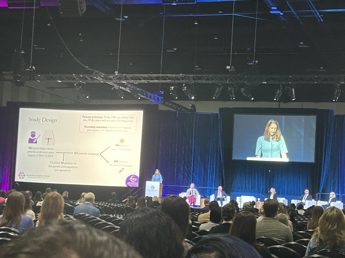 Practice changing work by @AnneKniselyMD and @nicoleflemingmd! Apixaban should be standard of care for VTE prophylaxis for GYN cancer patients. Importantly, we have to make apixaban affordable for all patients. @MDAndersonNews @SGO_org #SGO2024