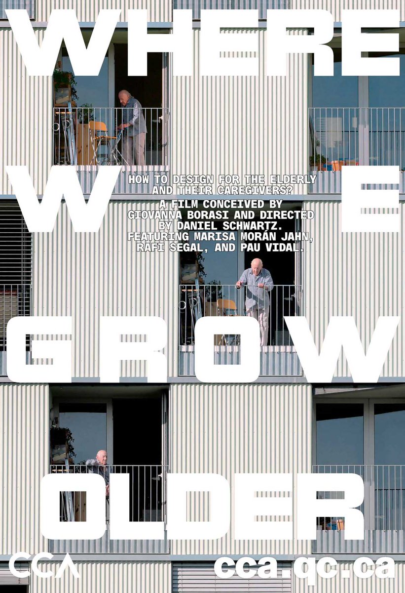 Where We Grow Older - FREE screening today as part of the Architecture+Design Film Festival 2024 12:00 pm at 101-177 Lombard Avenue Sponsored by @Ex_District_Wpg adff.ca/films/2024/whe…