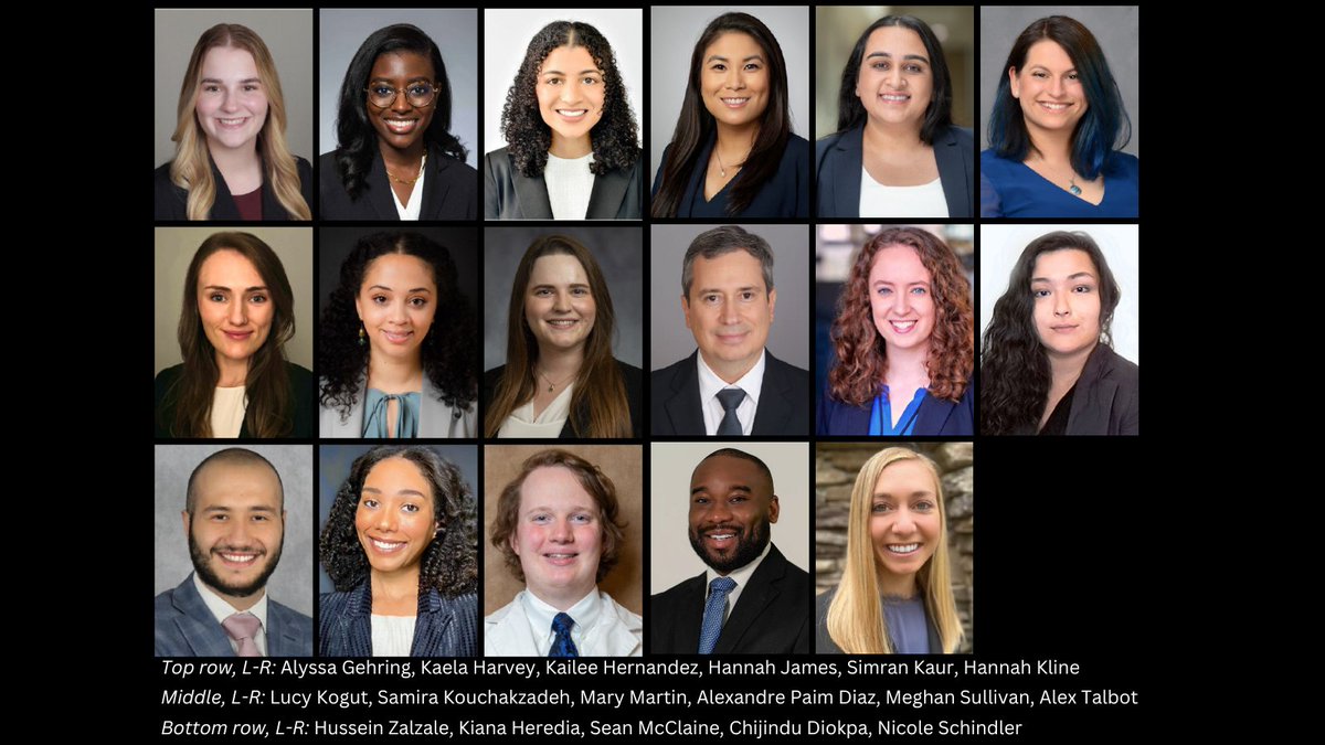 We are thrilled to present our 2024 PGY1 psychiatry residents! bit.ly/3Vofv8i
