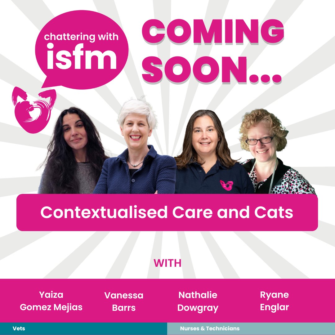 ISFMcats's tweet photo. #ISFMchat coming Monday! 😻Yaiza chats with Dr Ryane Englar about contextualised care and Nathalie continues with Prof Vanessa Barrs on invasive fungal infections and oomycoses in cats
Ryane’s #JFMS article 👉 https://t.co/fC4wTWZOpk
Vanessa’s article 👉 https://t.co/87nRev2CtS https://t.co/cxGwvQ8YWV