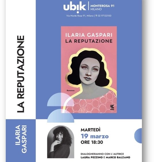 Domani La reputazione a Milano!
🌸 con <a href="/laurapezzino/">Laura Pezzino</a> e <a href="/marcobalza/">Marco Balzano</a> 

@guanda