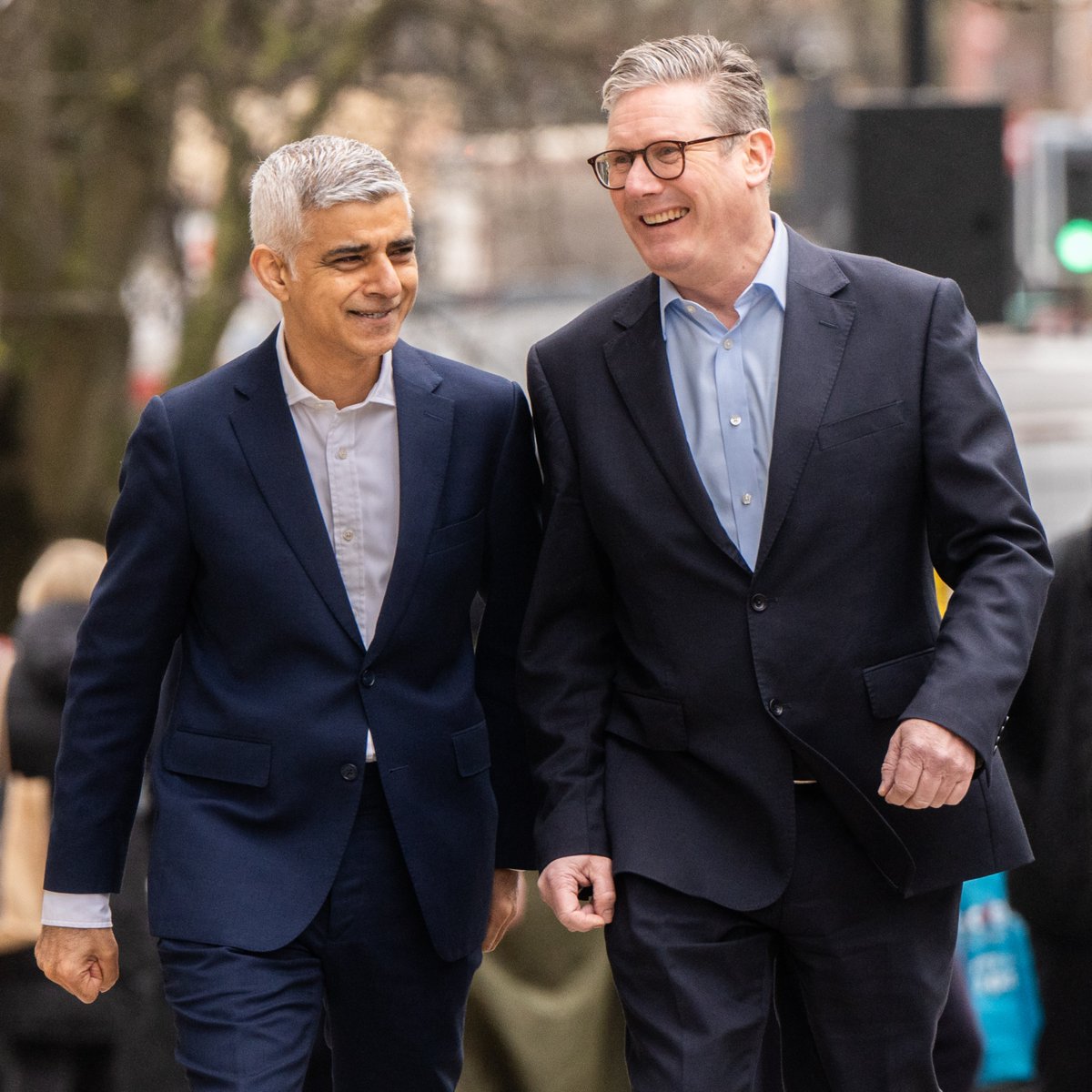 Labour in power delivers. @SadiqKhan has shown that as Mayor of London. Great to be with him today as he launches his re-election campaign, pledging 40,000 council homes by 2030. London, vote Labour on Thursday 2 May.