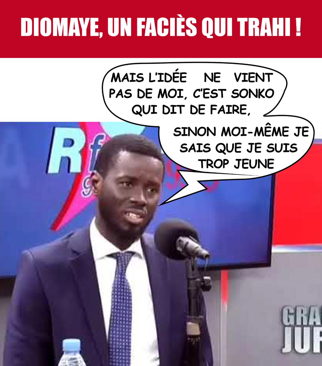 Annemariedia1's tweet photo. @JKhombole @Macky_Sall @EmmanuelMacron @VisionduMacky @PlanPse @layeSenegalaye @Ibrahim15749000 @DiomayeFaye  est juste un pantin de @SonkoOfficiel #kebetu #Senegal @PastefOfficiel @BBYSenegal https://t.co/EFlL1YhRSZ
