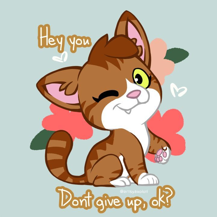 Monday Motivation: Hey you, don't give up, ok?❤️
