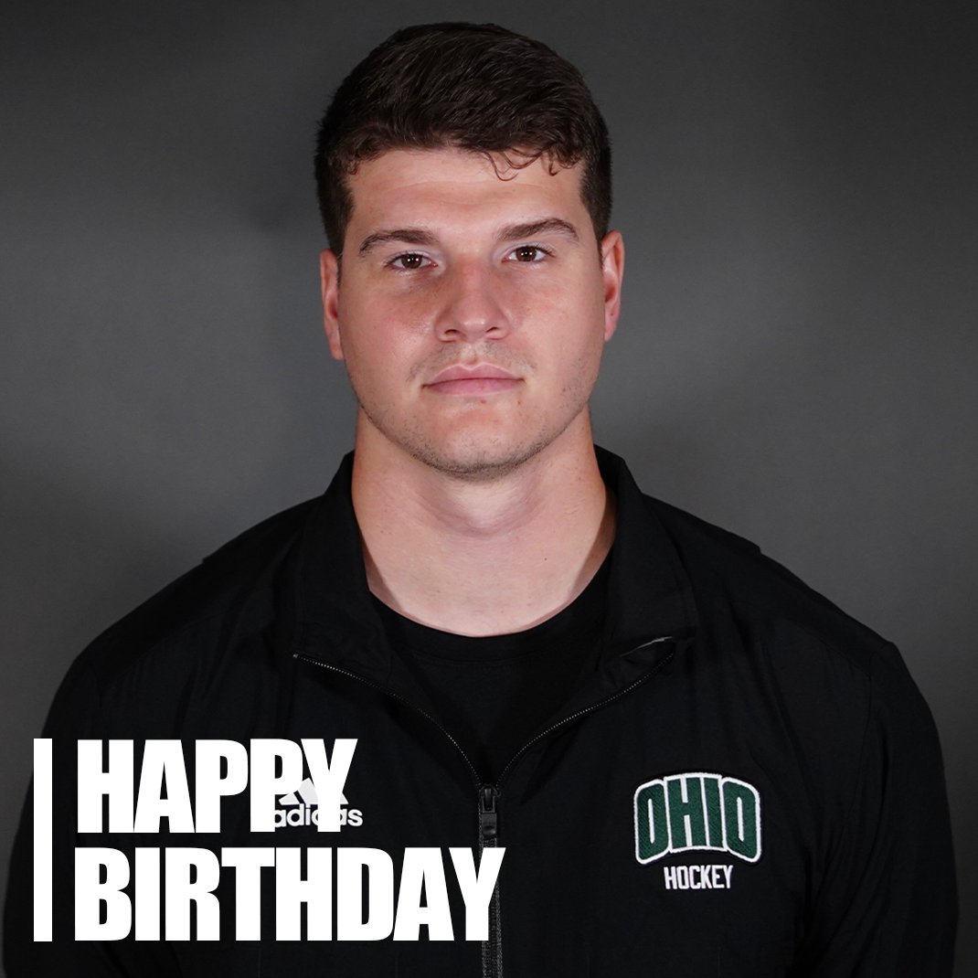 Happy Birthday to our Assistant Director, Ryan Finkle! Thank you for all you do for Bobcat Hockey! 🎉