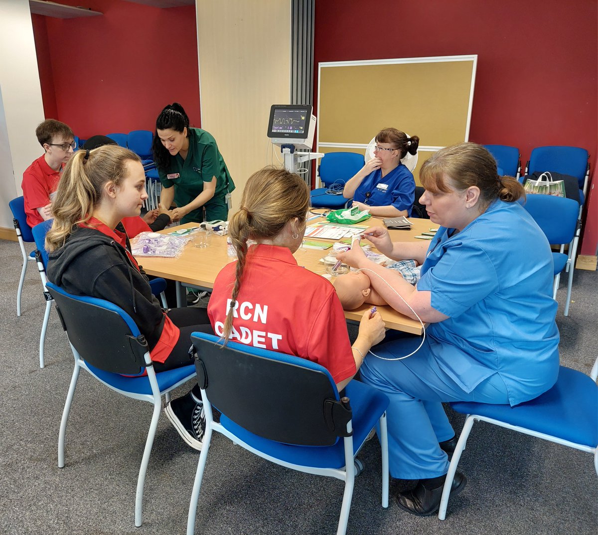 Excited to welcome our fourth group of RCN Nursing Cadets from Cardiff and Vale College to their observation placement in the UHB!  The cadets will be spending the next three days visiting wards and clinics and meeting with nursing and midwifery colleagues from across the UHB!