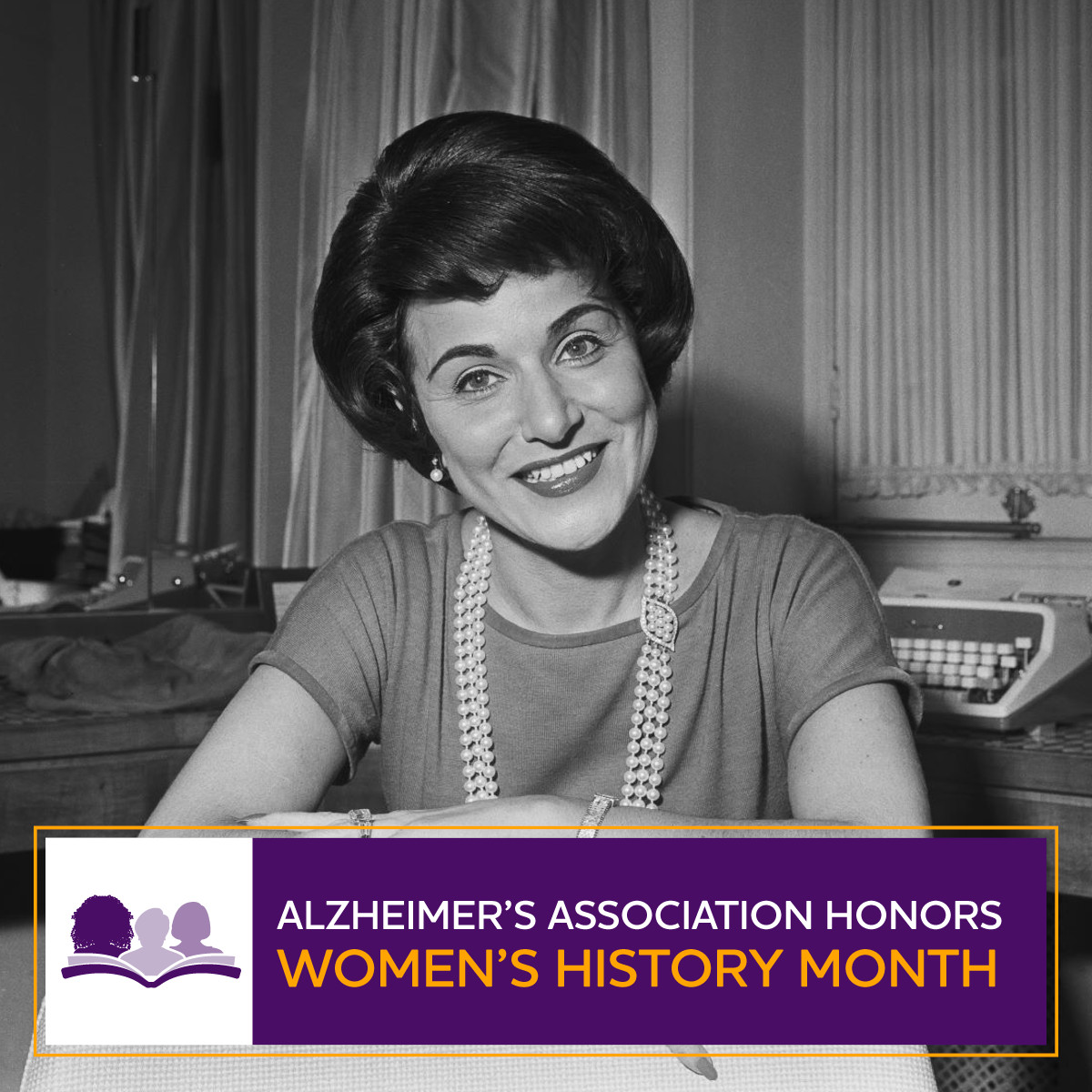 “You are not alone” is the message that Pauline Phillips, better known as Dear Abby shared with the Alzheimer’s community decades ago. She gave a voice to families facing Alzheimer’s in the early days of the Association. Learn more: bit.ly/3m4W3Ob #WomensHistoryMonth