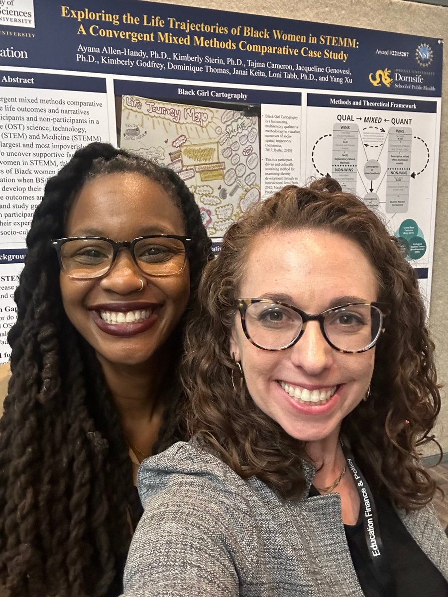 We can attest that the @aefpweb poster session is truly unmatched! Thankful for all the scholars who stopped by, engaged with our #mixedmethods study, & asked thoughtful questions - feeling energized! Appreciate all the encouragement & fellowship at #AEFP2024 @Dr_Sterin