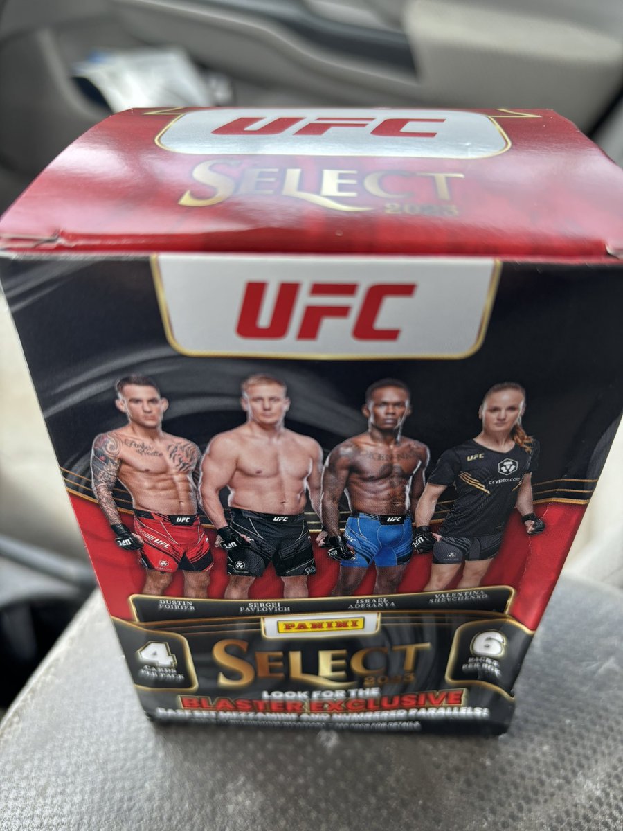 Anyone collect UFC cards? Just bought my first box