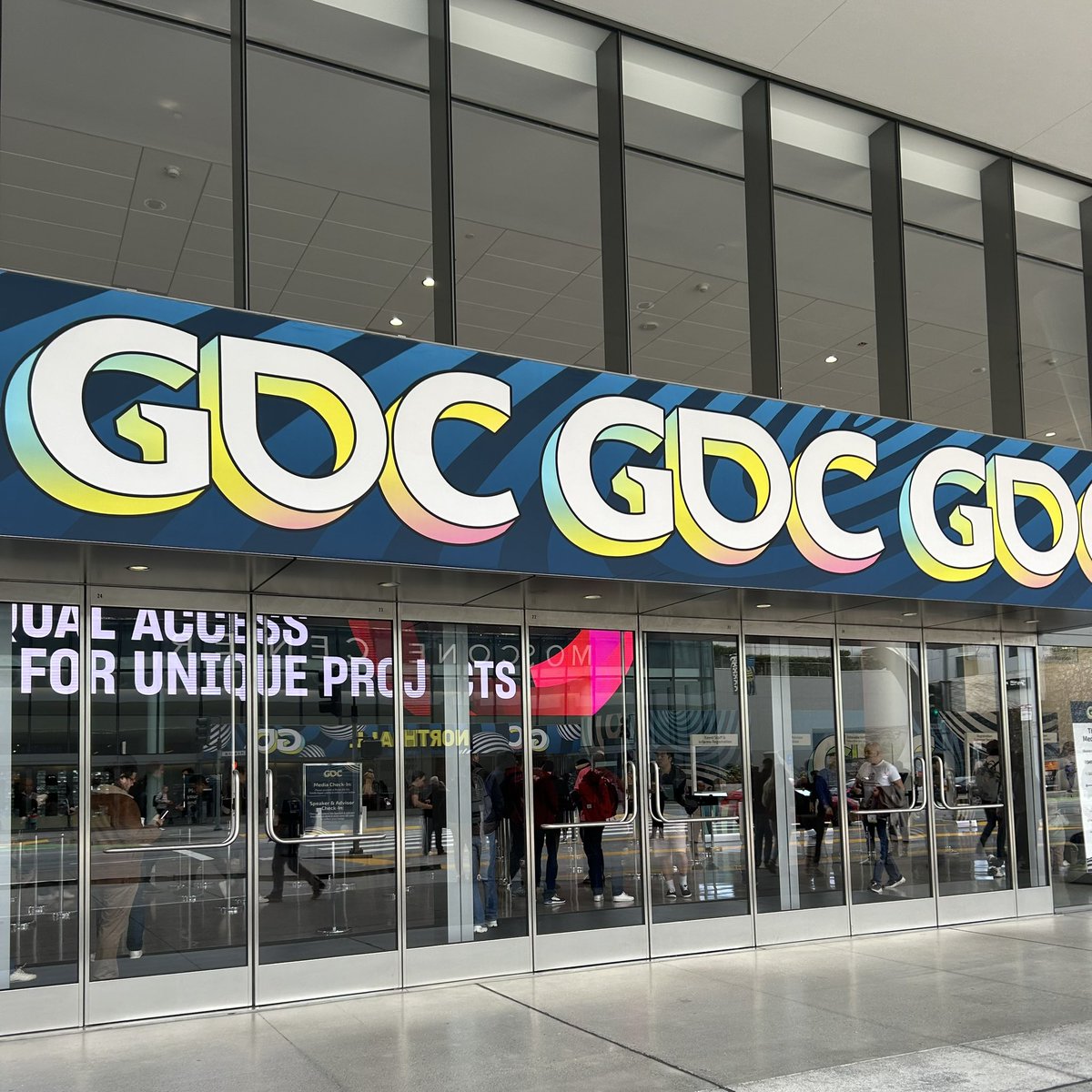 After 3 plane trips, more than 14 hours in the “air”, we’re here <a href="/Official_GDC/">GDC Festival of Gaming</a> ! 🥳 Just collected our badges and are ready to go! #GDC2024 #GDC #indiegamedev