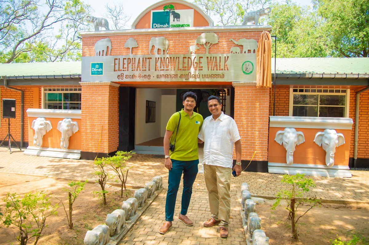 We renewed a 15-year commitment to Sri Lankan elephants with the launch of a refurbished Dilmah 'Elephant Knowledge Walk' at the DWLC's Uda Walawe ETH. Awareness of species &amp; ecosystem services is a precursor to their conservation. Check out my post ow.ly/xp8j50QVQk0