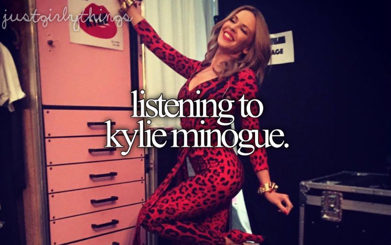 "i've never listened to kylie" YES YOU HAVE

a thread