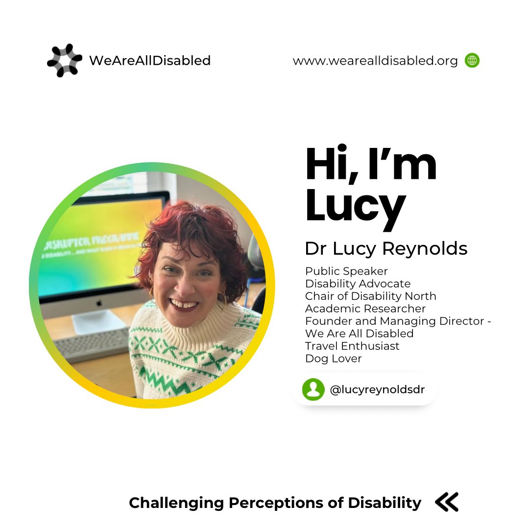 Let’s start thinking about disability differently- 

I have had Cerebral Palsy all my life and just like the colour of my eyes and my love of dogs, it is an intrinsic part of who I am.

#CerebralPalsyAwarenessMonth #AffirmativeModel