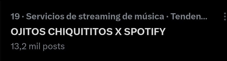 Josiiiee77's tweet photo. Yeri en tendencias de música en streaming que orgullo que este creciendo y que pueda ser reconocida en la música
OJITOS CHIQUITITOS X SPOTIFY https://t.co/8DToYKFO7d