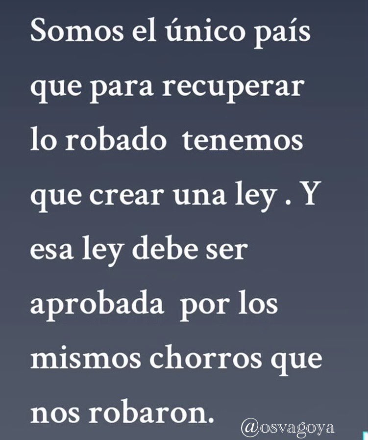 Sabes porque se le complica a Milei?
Porque….