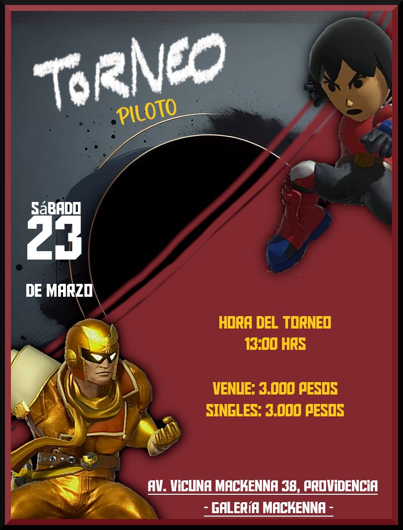 NeoLagContender's tweet photo. ¡El último suspiro!

Antes de padecer para siempre les traemos un torneo presencial del cual estará a cargo Som3thing o Rafita para los nuevos. (@Som3thing_cl)

🏆 ESTE SÁBADO 23 EN GALERÍA MACKENNA, CERCANO AL METRO BAQUEDANO.

Valor total: 6.000 pesos

| TOPE 24 participantes | https://t.co/FiYrTlWsm6
