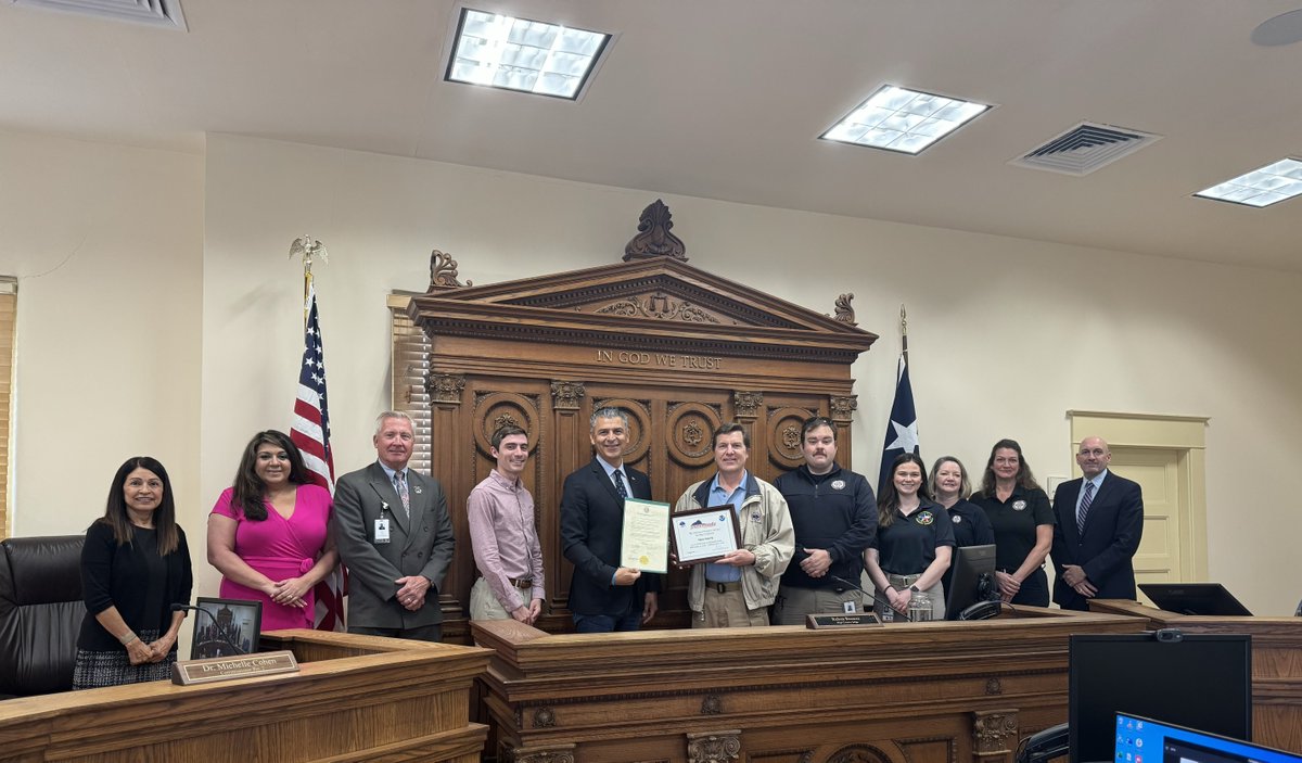 At its meeting on Tuesday, March 12, the Hays County Commissioners Court recognized Hays County as a StormReady community. The Hays County Office of Emergency Services accepted the designation, publicly demonstrating a commitment to strengthen our local public safety program.