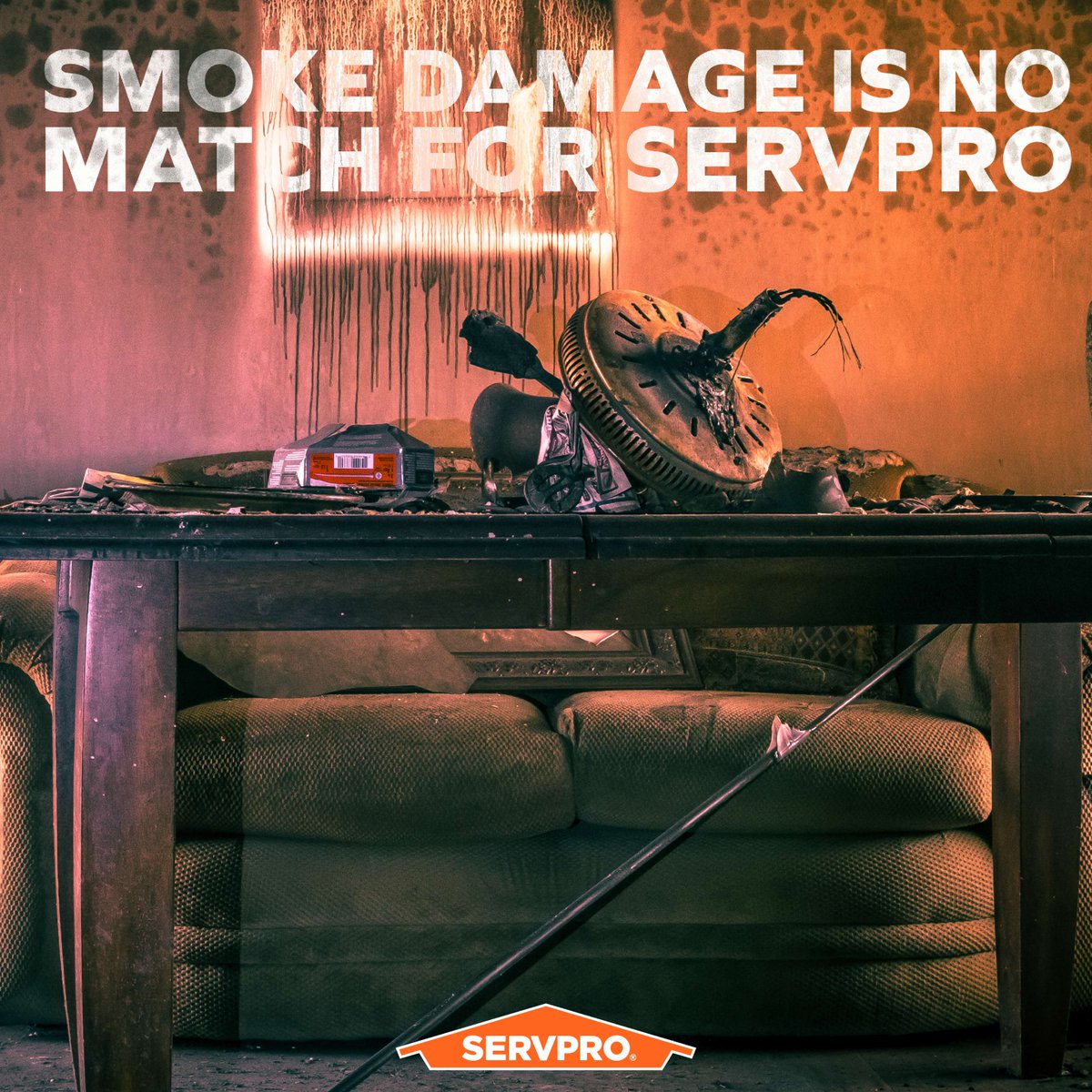 If your home was damaged from smoke or a fire, your carpets and upholstered furniture can be some of the toughest parts of your home to clean. Rely on SERVPRO to make your fire damaged contents look "Like it never even happened."