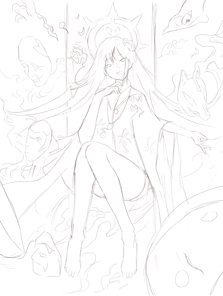 KoiKoiTL's tweet photo. Wip menreiki sketching.
#面灵气 #阴阳师 #Menreiki #Onmyoji #fanart https://t.co/24kamQkLAF