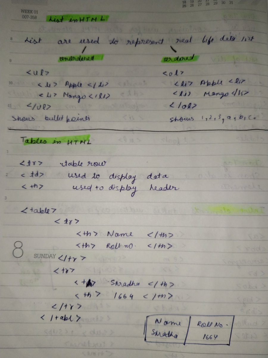 Muskaann29's tweet image. #100DaysOfWebDev
Day-4 notes