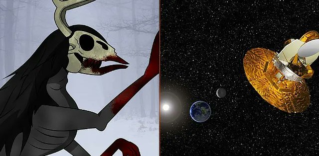 Cryptic Holograms &amp; Flat Universe Monsters: In this article, I make a connection between cosmological math, a NASA probe &amp; sightings of the monstrous Wendigo here in northern Minnesota. (Free-access article, no paywall). ufojournalist.com/cryptid-hologr… #cryptozoology #ufoX #BigFoot