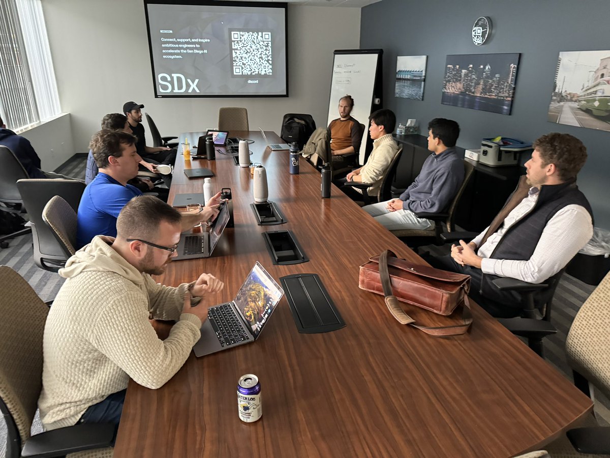 SDxCommunity's tweet photo. We brought back the hacker club this month - a curated meetup where San Diego AI builders demo what they’re working on 

Check out the demos below ⬇️ https://t.co/T35Gt9geWD