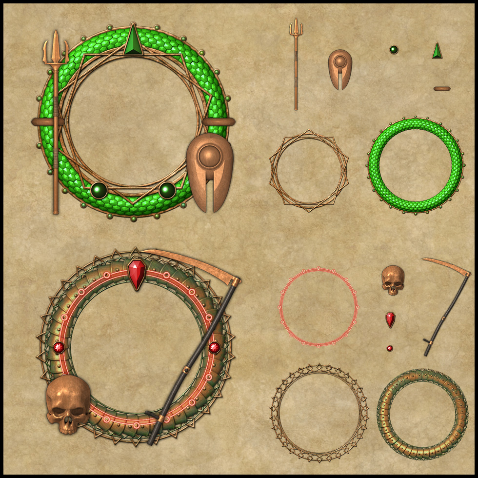 Want some token frames, but your players all think that multi-class options are some sort of personal challenge to find the oddest combo (which it is)? #DND