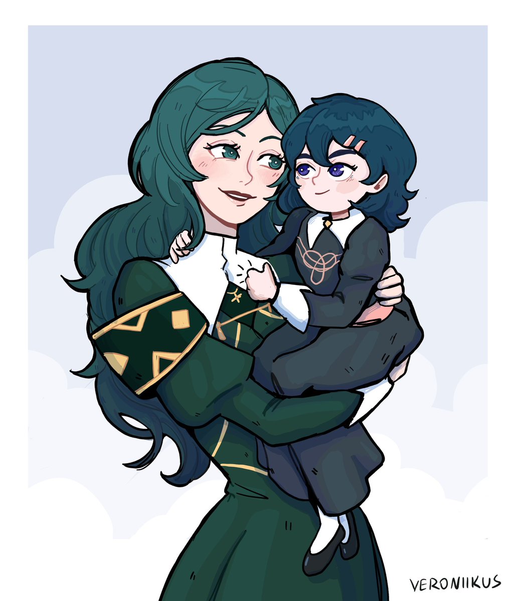 ベレス(FE風花雪月) ,ベレト 「mother-daughter moments#fe3h #byleth 」|🇺🇦віранікаのイラスト