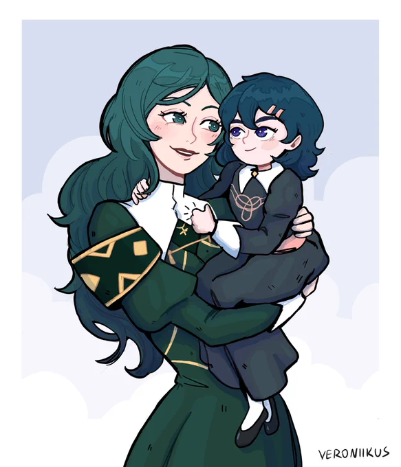 mother-daughter moments#fe3h #byleth 