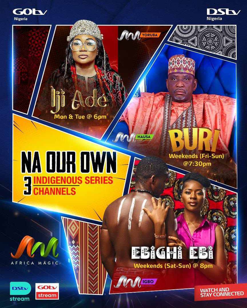 Trust me, you can't get bored with Africa Magic! Stay tuned tonight for another thrilling episode of 'Iji Ade,' following the story of betrayal, schemes, and scandals on AM Yoruba at 6 pm. You don't want to miss it! 😉

#AMIjiAde #AMIndigenousShows #AfricaMagic