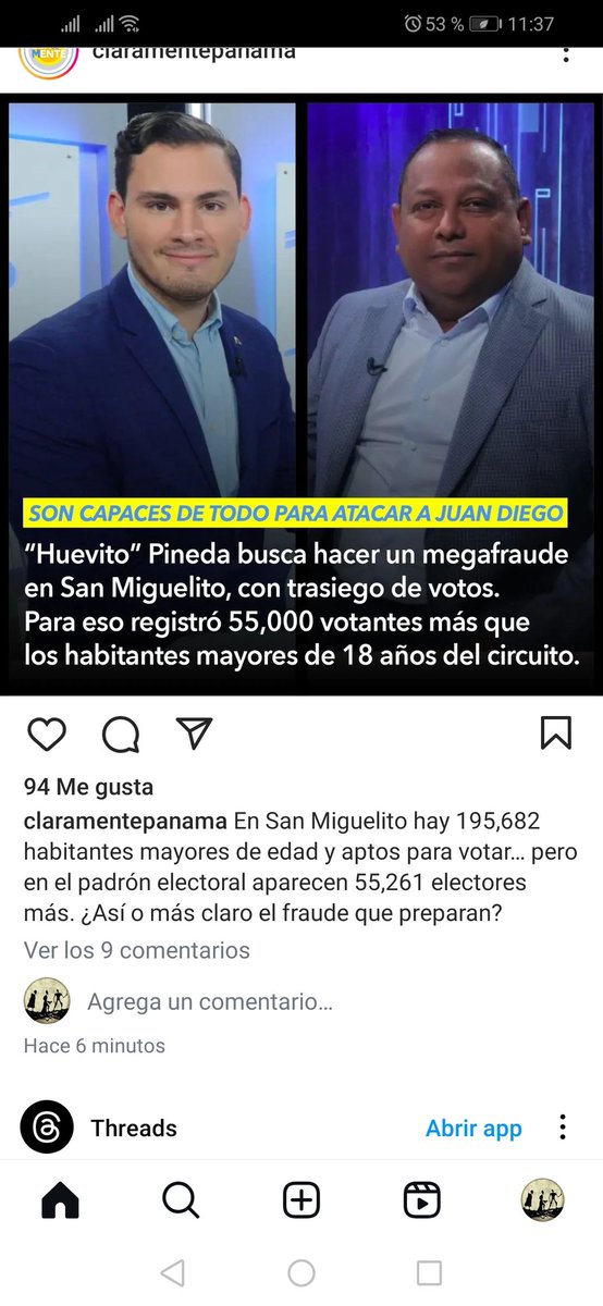 Esperemos que el <a href="/tepanama/">Tribunal Electoral</a> se pronuncie y de la cifra exacta de personas en el padrón electoral <a href="/TReporta/">Telemetro Reporta</a> <a href="/tvnnoticias/">TVN Noticias</a>