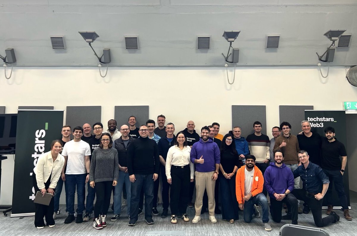 Last week, we were in Dublin to kick off the <a href="/techstarsweb3/">Techstars Web3</a> class of 2024!!

It was an incredible week, and we had the pleasure of meeting the founders of some fantastic projects. Thank you all!

<a href="/artizen/"></a>
@thecolonyxyz
<a href="/getemberai/">Ember AI</a>
@FileMarket_xyz
<a href="/genobank_io/">GenoBank.io (꧁BioIP꧂)</a>
<a href="/LanternFi/">Lantern Finance</a>