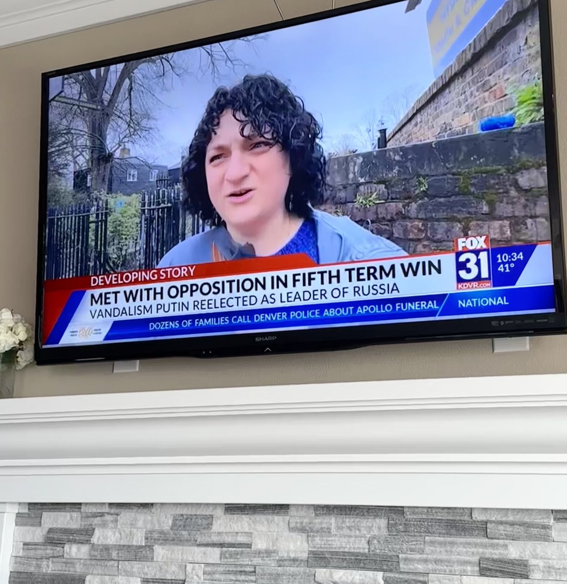 elleversed's tweet photo. Funny typo or funny nickname  @KDVR 
Vandalism Putin 😂 #Monday https://t.co/prJf86voVc