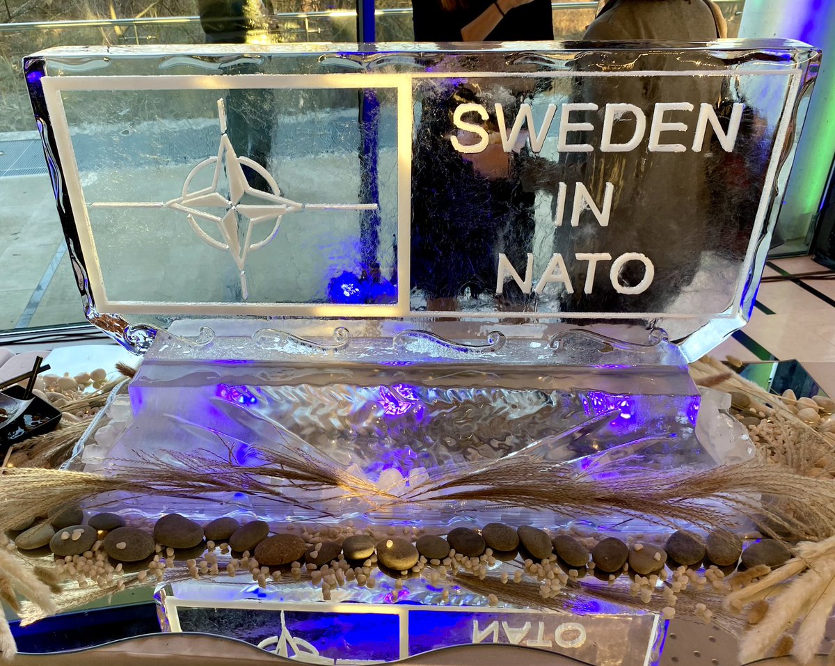aykan_erdemir's tweet photo. Following #Finland, it was great to welcome #Sweden to @NATO last week, as the country transitioned —as @SWEambUSA @UrbanAhlin said— #FromPartnerToAlly. The transatlantic world is now stronger against threats posed by state & non-state actors, incl. asymmetric & hybrid threats. https://t.co/Lj9cupzGWu