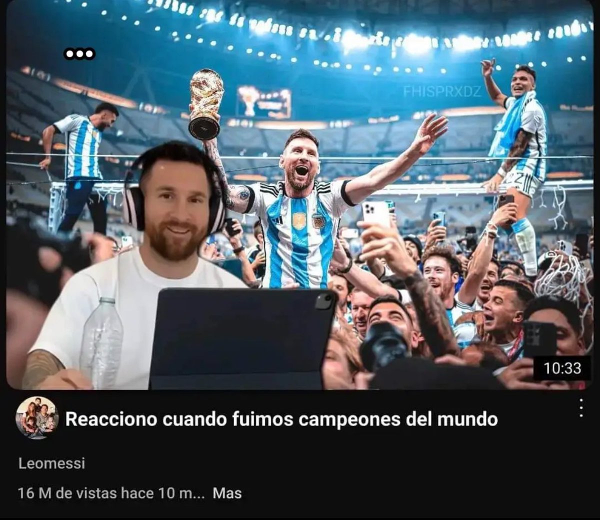 El sueño de todos cuando Messi se retire