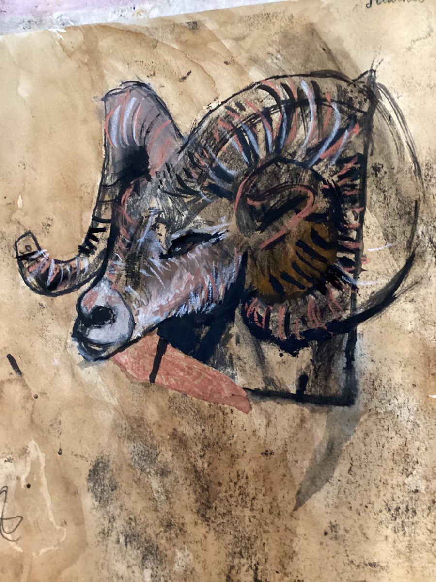 MsSteeleWB's tweet photo. Beautiful work today based on Ancient Greek art. The children worked so hard using inks, collage, chalks and paint. So proud. @WildBankPrimary @TrustVictorious https://t.co/yyAVB70s2f