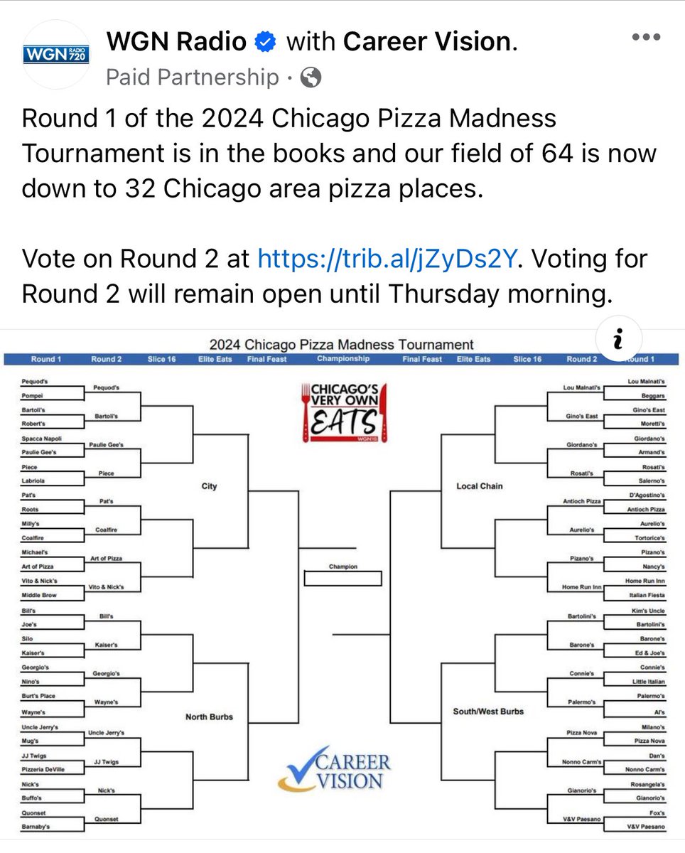 CarmsNonno's tweet photo. https://t.co/kZ3XVuNv9D

Make sure to place your vote for Nonno Carms Pizza!! We are now in the second round 😤 and we’re looking for another Win!!! 🍕💪🏻 https://t.co/tnKPOpH4Lt