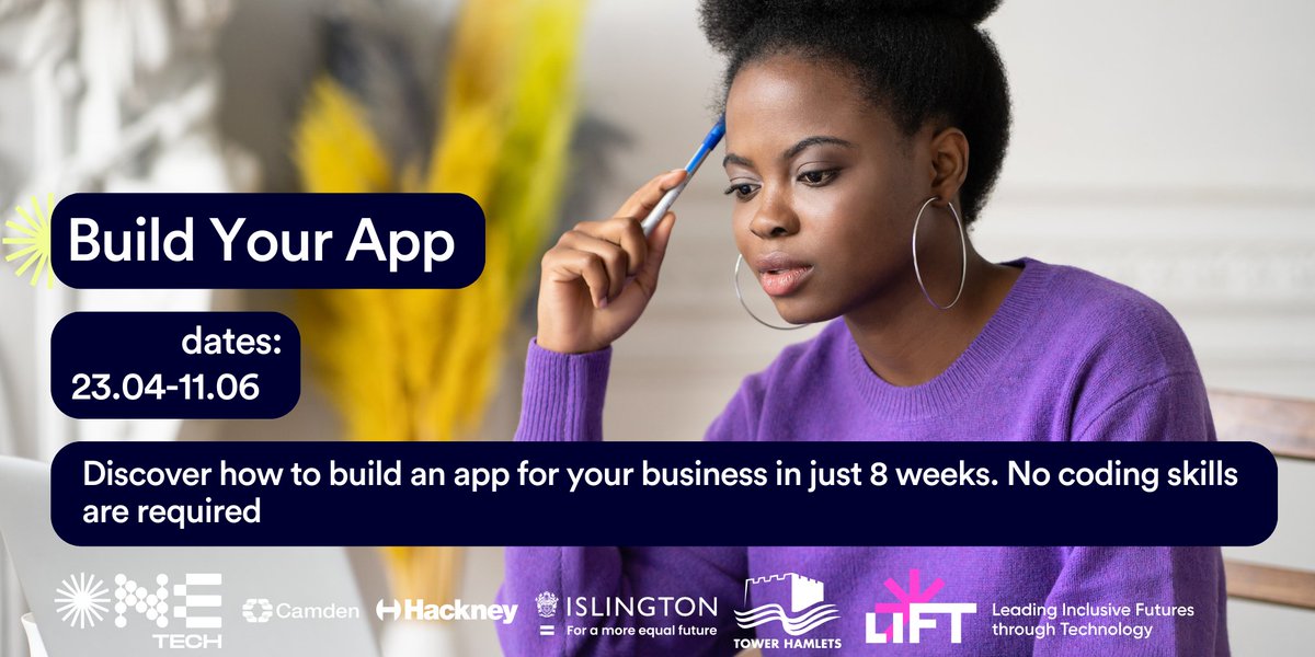 Do you have a cool app idea you’d love to launch? Don’t know how to code? No problem! @WeAreOneTech bring you Build Your App, the free programme you need to bring your app to life in just 8 Weeks 🚀 Apply now: weareonetech.typeform.com/bya2024
