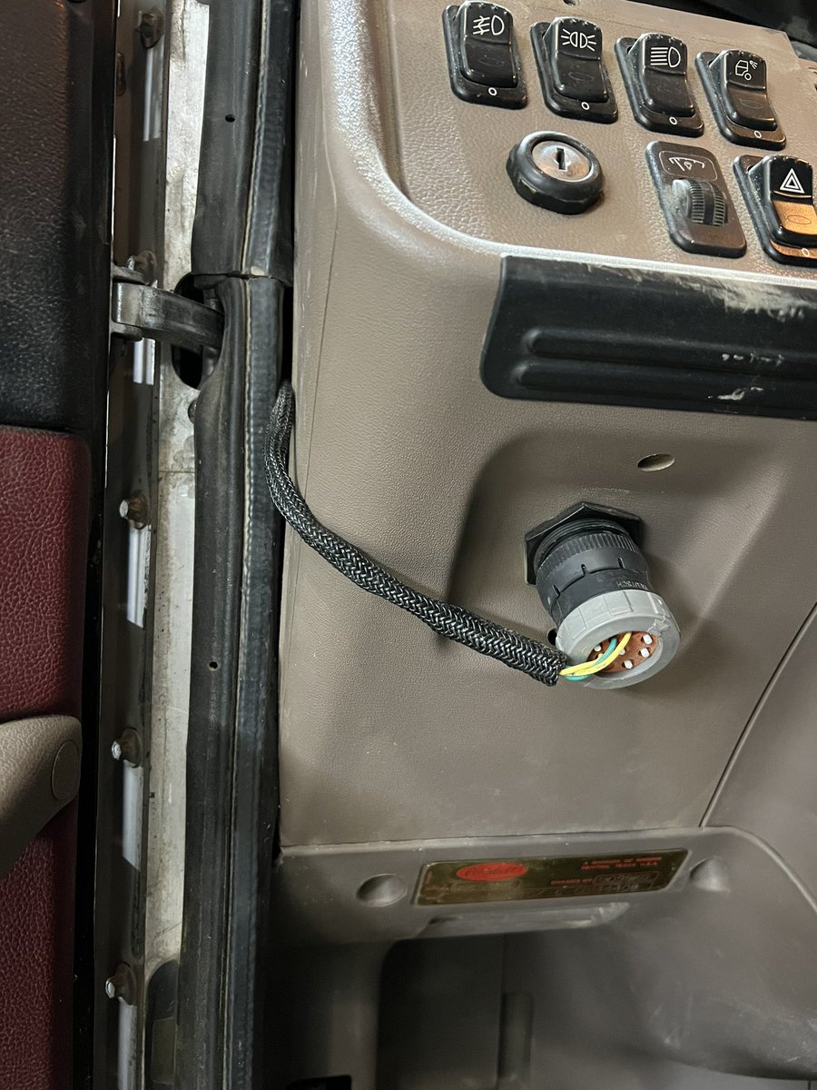 Installed Deere M modems on our Peterbilts.  Tucked it behind the dash.(picture).  Wired them in, blue wire=key, red=battery, you’ll want todo both to get proper functions.  Was able to feed the harness around and get the odb plug connected.(picture). Overall works pretty good.