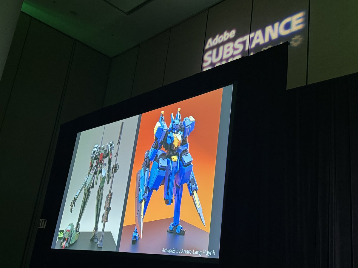 Crazy cool #SubstanceModeler model from #community showcase at #SubstanceDays at @Official_GDC