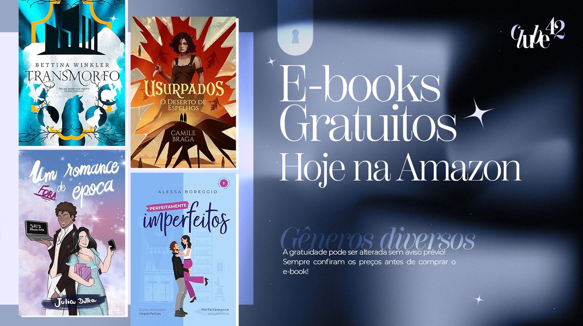 42Clube's tweet image. 🧶E-books gratuitos na Amazon 18/03
📲 Teste grátis Kindle Unlimited: amzn.to/37II8D4