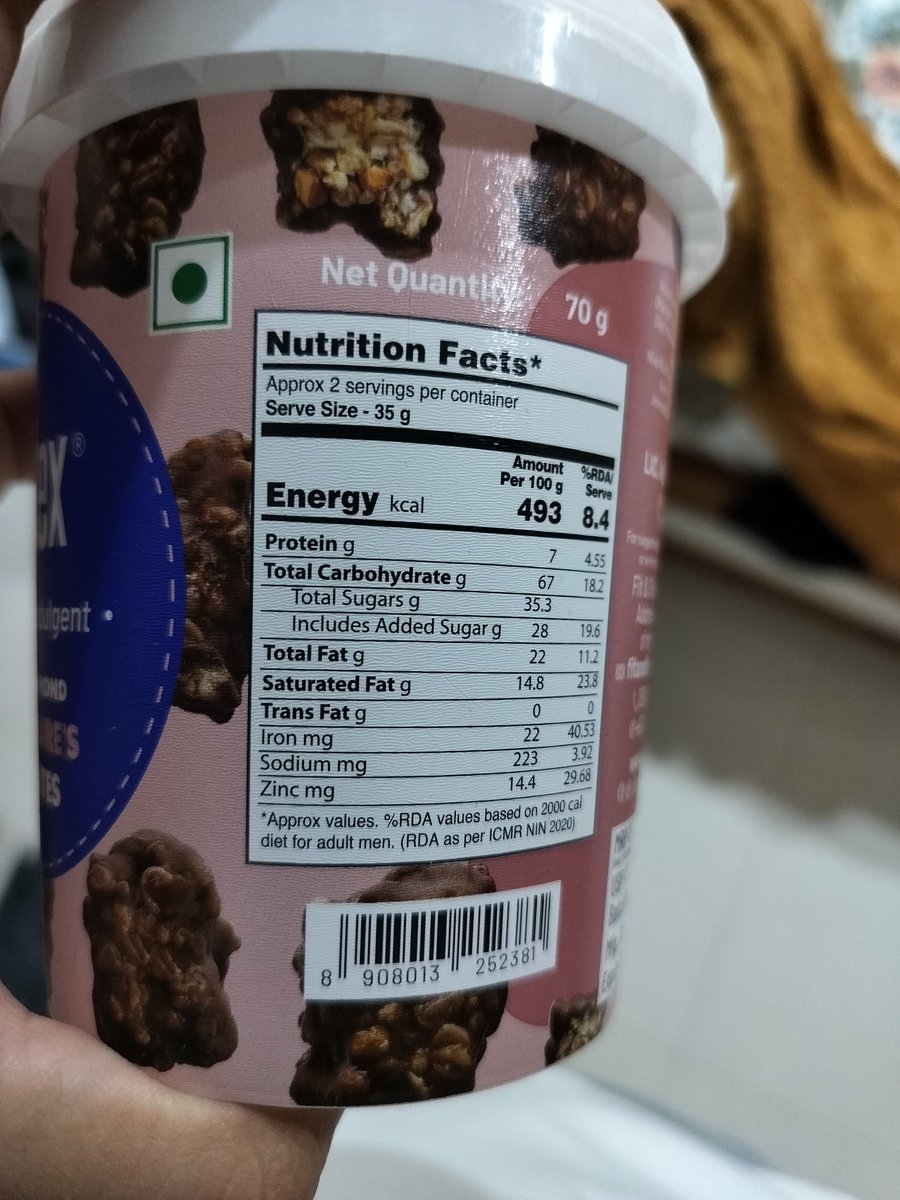 Dear @foodpharmer2
Recently this product #fitandflex got introduced in @sharktankindia as a health product. Please review this in your reel and enlighten how come this much sugar is healthy.