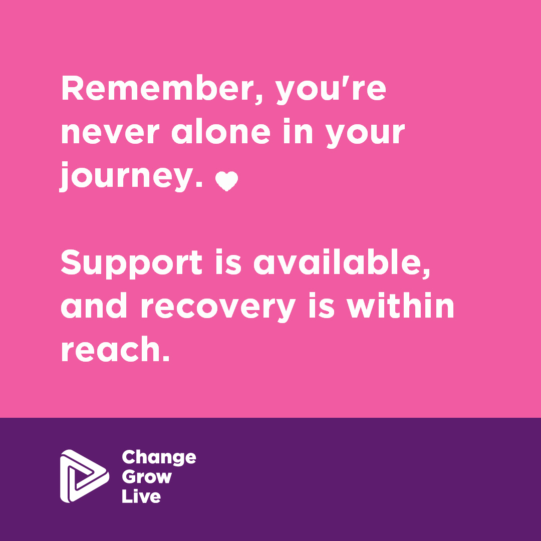 Remember, you're never alone in your journey. 💜 Support is available, and recovery is within reach. If concerns about drug use weigh heavy on your mind, know that help is here. Our website offers valuable guidance👇 changegrowlive.org/advice-info/al…