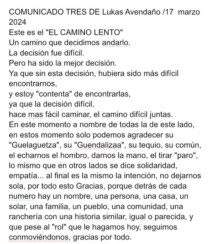 _nnux's tweet photo. Comunicado de Lukas Avendaño. Muchas gracias a todxs 💗 https://t.co/AX9FLTOsIp