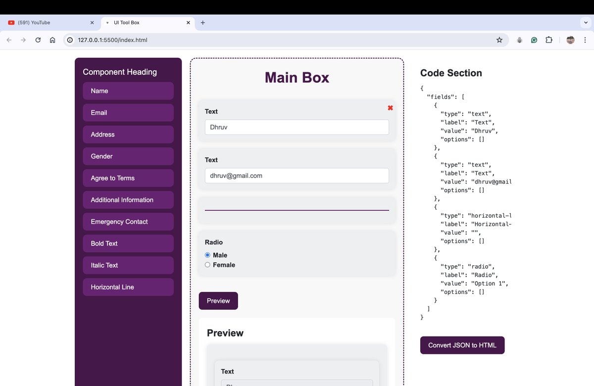 DhruvKathrotiya's tweet image. #Day38 of #50DaysofLearningReact 

Prototype of UI tool kit model.