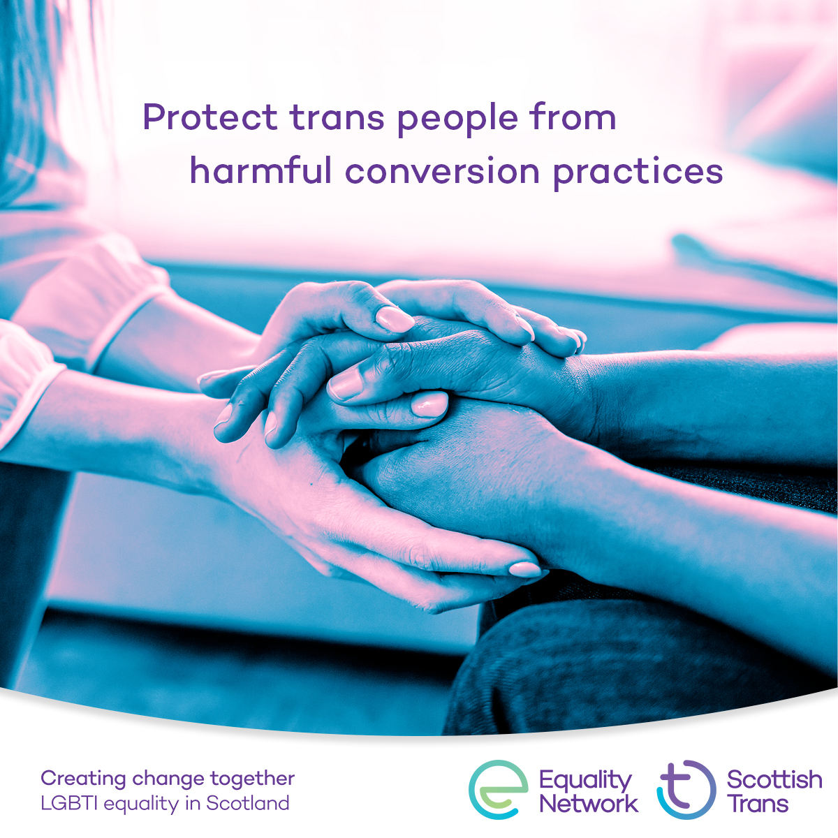 Conversion practices are harmful and wrong, whether you’re targeted because of who you love, or who you are. Let’s protect all LGBTQA+ people – with a trans inclusive ban. Add your voice to calls for a law that protects everyone: equality-network.org/cp