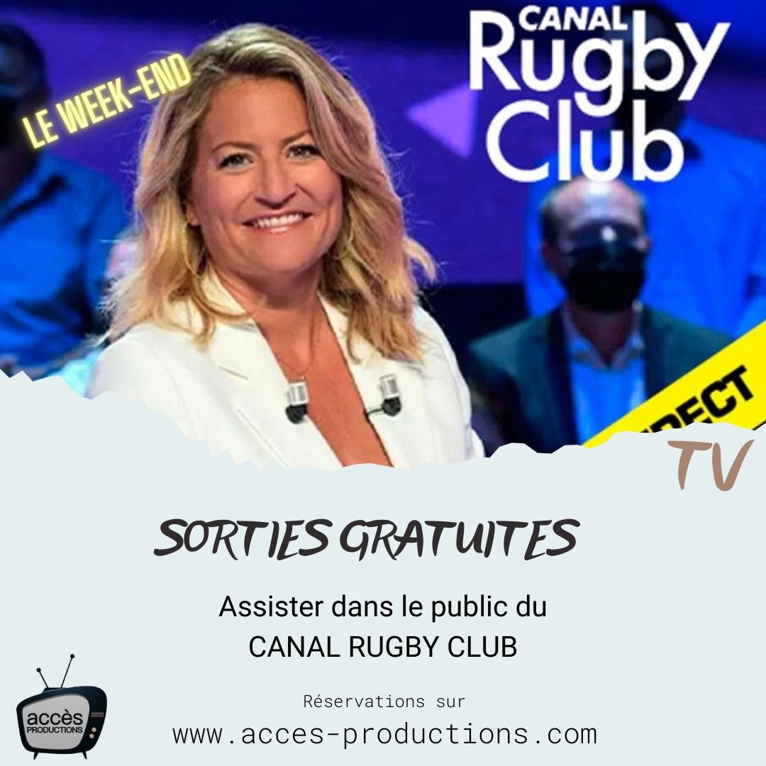 Nous vous invitons à venir dans le public de l'emission CANAL RUGBY CLUB Réservations gratuites sur acces-productions.com #rugby #uefachampionsleague #LiguedesChampions #CanalChampionsClub @canalplus @canalplusfoot #canalrugbyclub #kids #parents #sport #sports #ballonovale