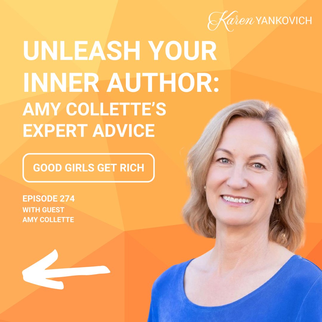 karenyankovich's tweet photo. 📚 Ever thought about writing a book? Amy Collette reveals the unexpected journey and rewards of unleashing your inner author in Episode 274. Don't miss out! https://t.co/pdZvhn0Vn6
#Author #WriteABook #Book #LinkedIn #GGGR #GoodGirlsGetRich https://t.co/eNXwCVRSo1